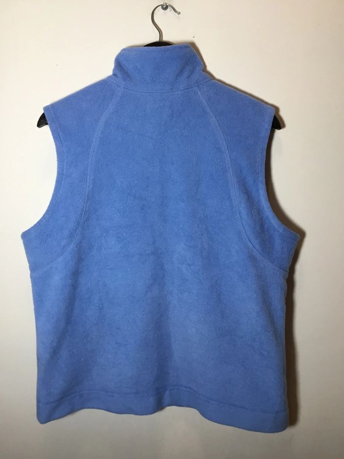Veste polaire sans manches pour femme Columbia bleu clair taille L 170 - photo numéro 3