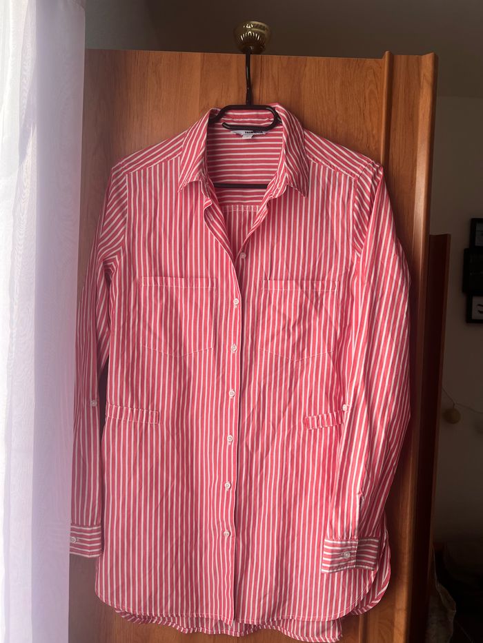 Chemise rose et blanche rayée Tally Weijl taille Ss
