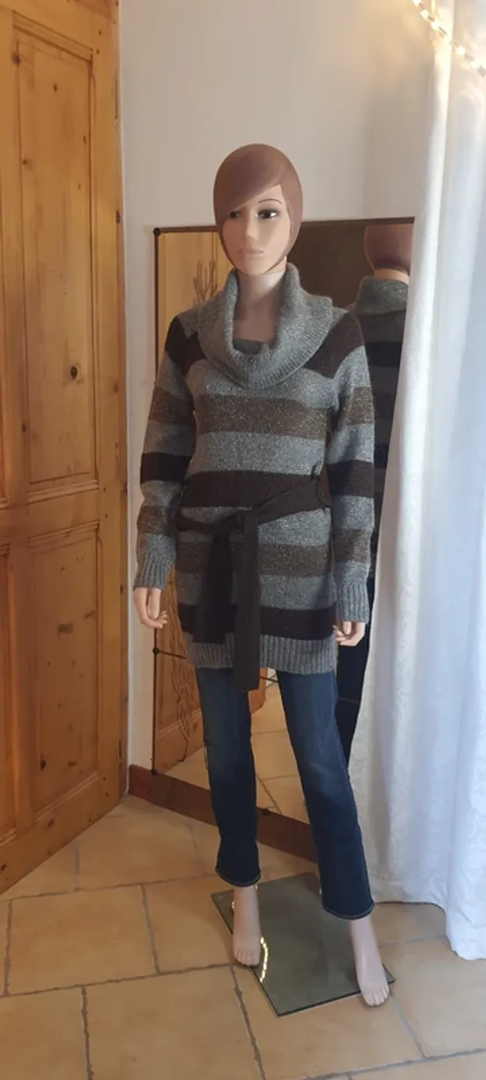 Pull long femme "Manoukian" taille M