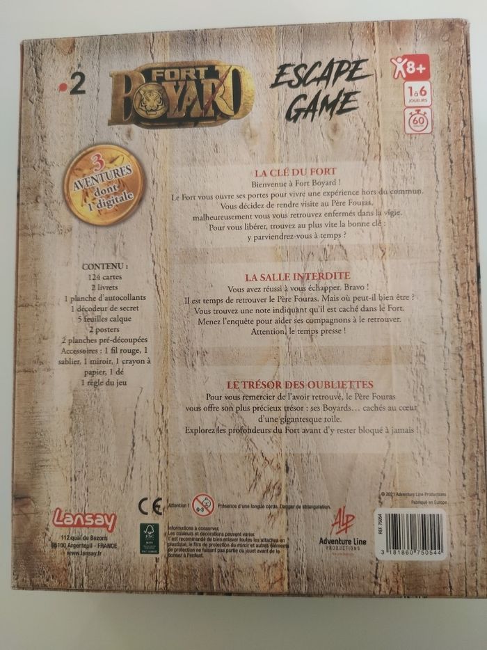 Jeu de société escape game Fort Boyard Lansay - photo numéro 6