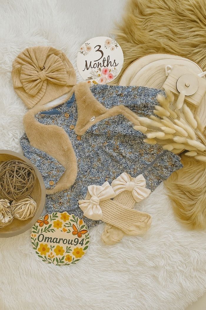 Ensemble  complet 4 pièces sergent major fille 3 mois 🎀 - photo numéro 2