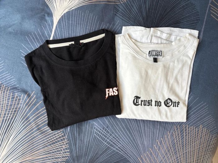 Lot 2 hauts manches longues Jennyfer M très bon état🖤