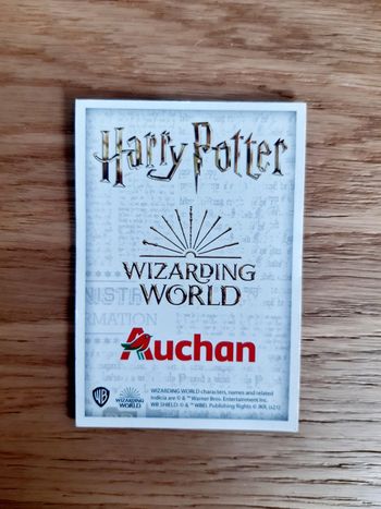 Collection cartes Harry Potter Auchan