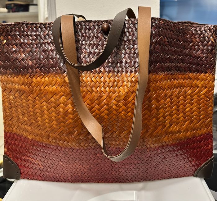 Sac plage paille - photo numéro 4