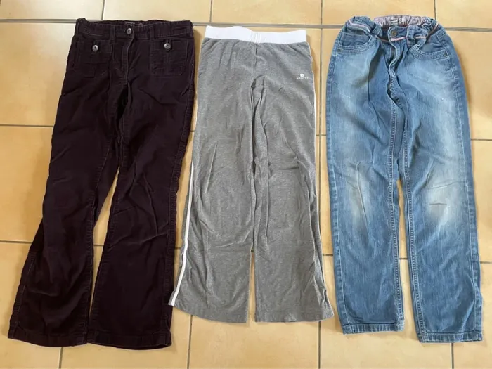 Lot 3 pantalons fille - photo numéro 2