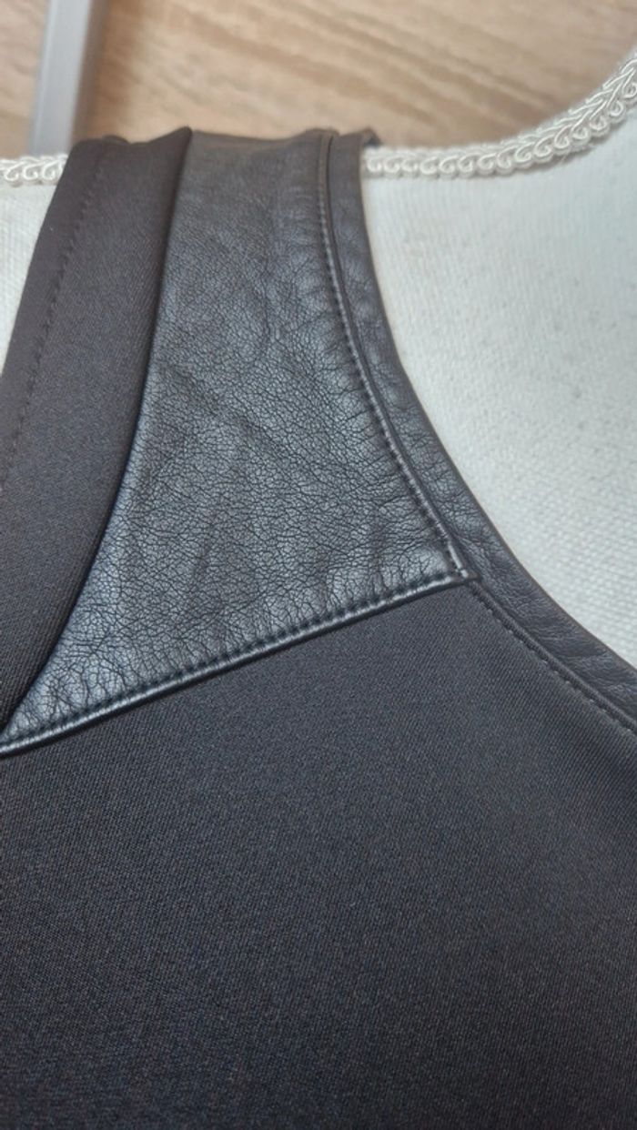 Robe bi matière. - photo numéro 2