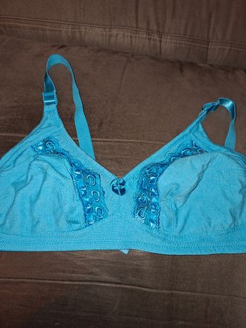 Soutien-gorge Turquoise & Dentelle - Très bon état - 110E