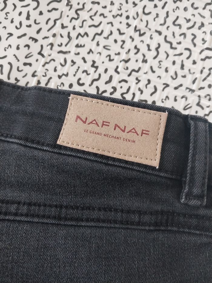 Jean slim gris foncé Naf Naf – Taille 38 - photo numéro 7