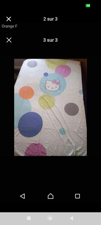 Housse de couette+ taie d'oreiller 