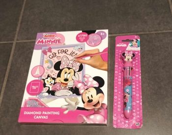 Peinture diamant et stylo 10 couleurs Minnie