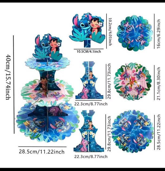 Support à gâteau stitch - photo numéro 2