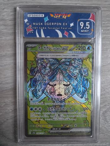 Carte Gradée Mask Ogerpon Ex Japonaise 