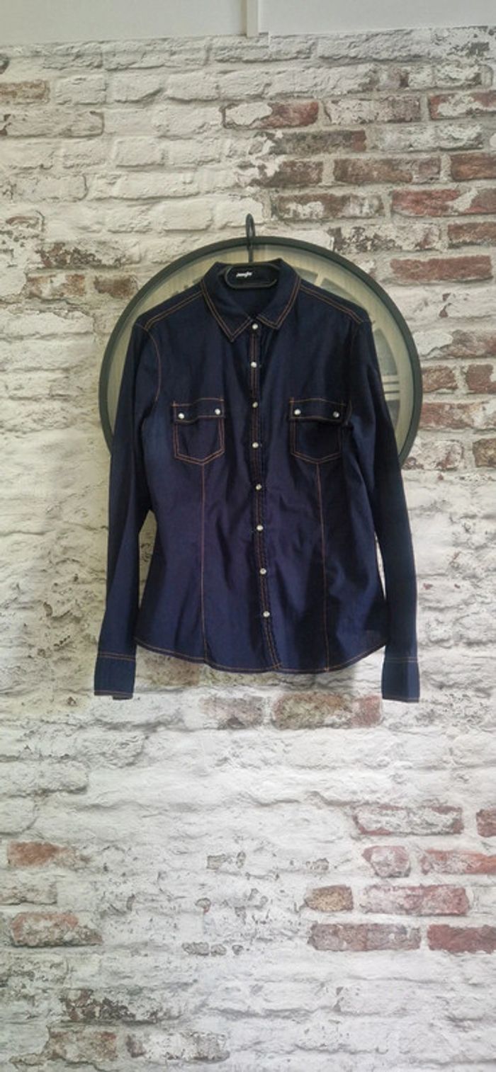 Chemise bleu marine - photo numéro 2