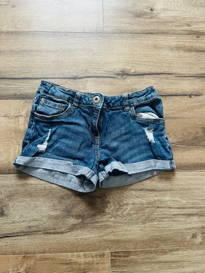 Short en jean fille 10 ans