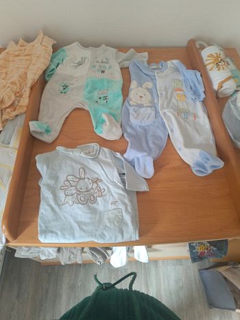 Lot 3 pyjamas moltonne 3 mois