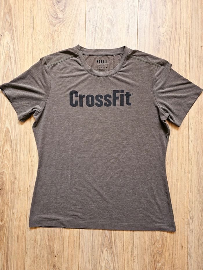 T-shirt Nobull Crossfit kaki L femme - photo numéro 2
