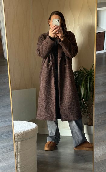 Manteau long taille M/L neuf couleur marron neuf 