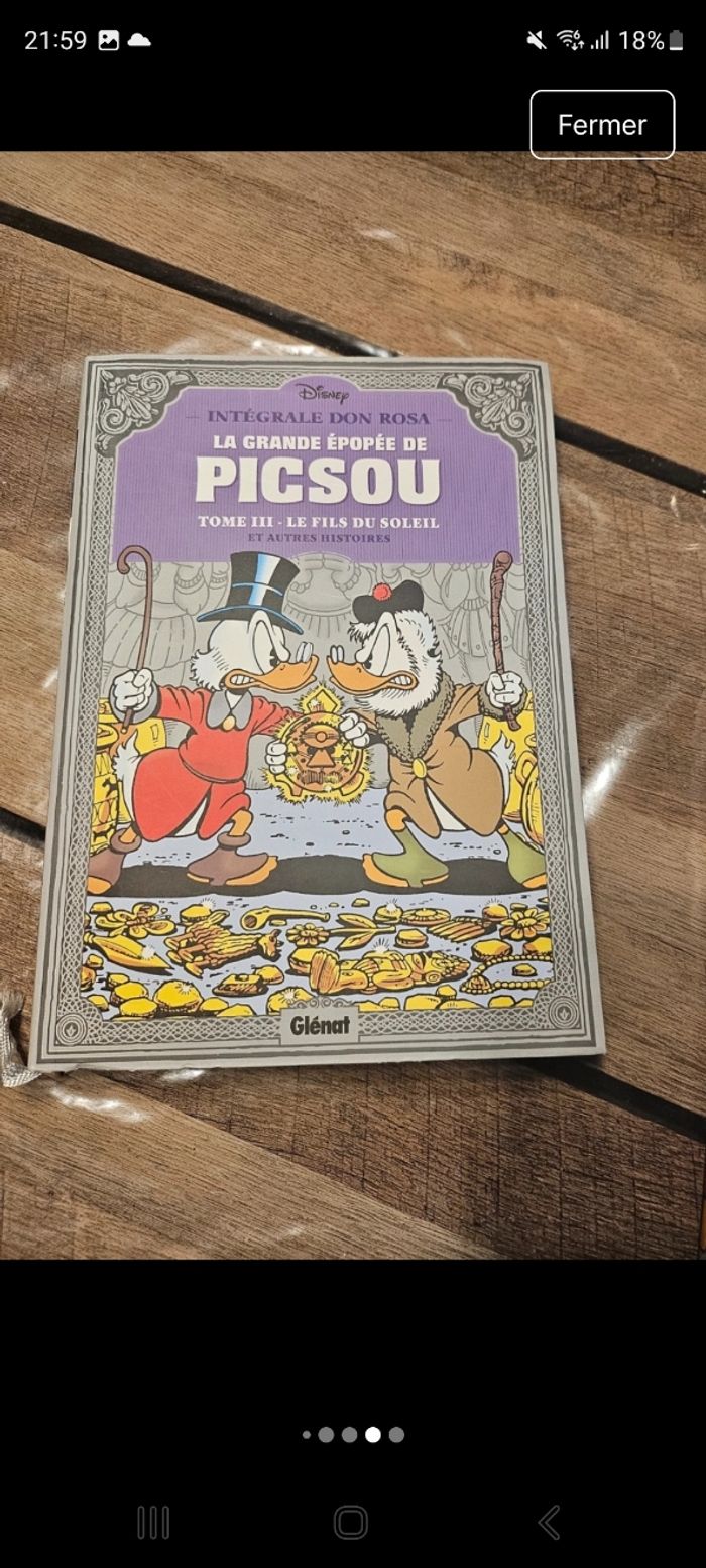 Livres la grande épopée de picsou - photo numéro 4