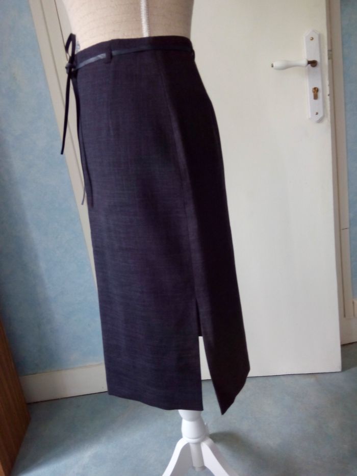 Faby27800 Jupe femme couleur bleue, T 38 - photo numéro 2
