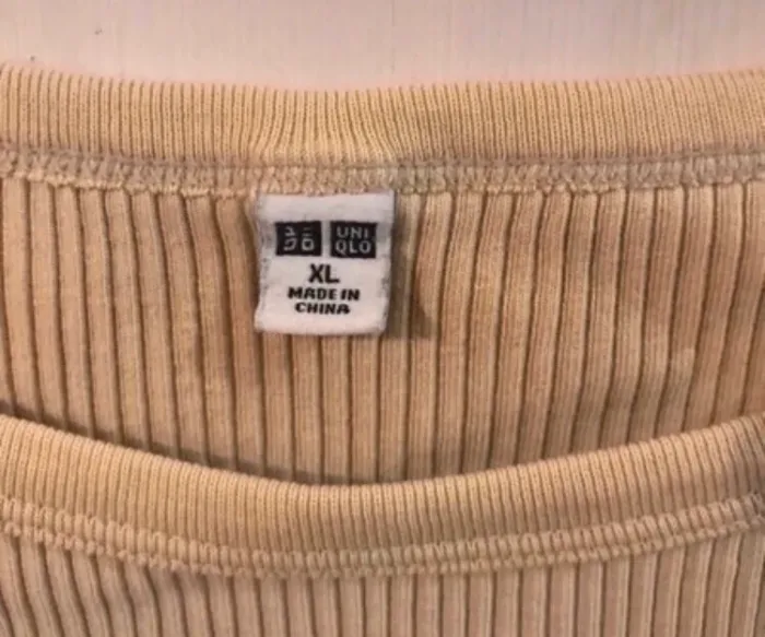 Top femme uni olo moutarde taille XL - photo numéro 3