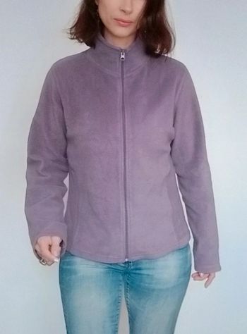 Gros gilet polaire violet taille 3