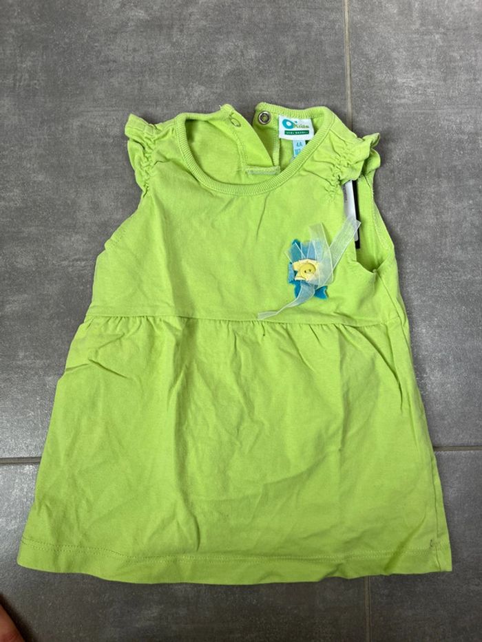 T-shirt vert fille 4 ans O ´kids