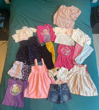 Vends lot de vêtements fille 3 ans été