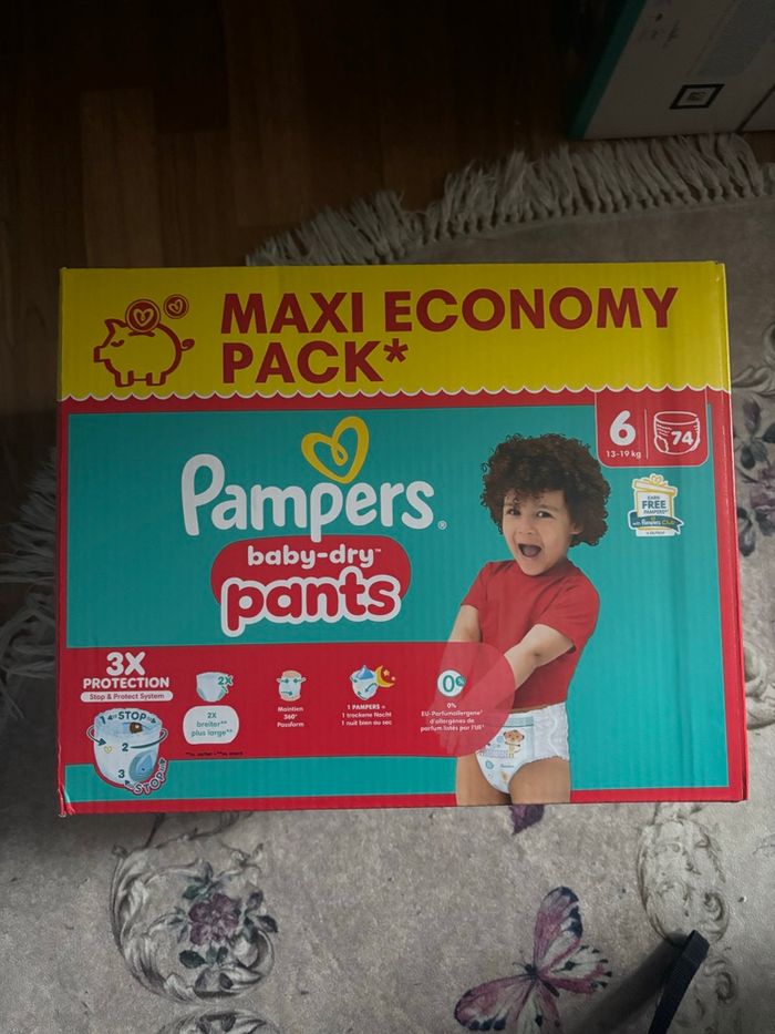 Couche Pampers Taille 6 pant