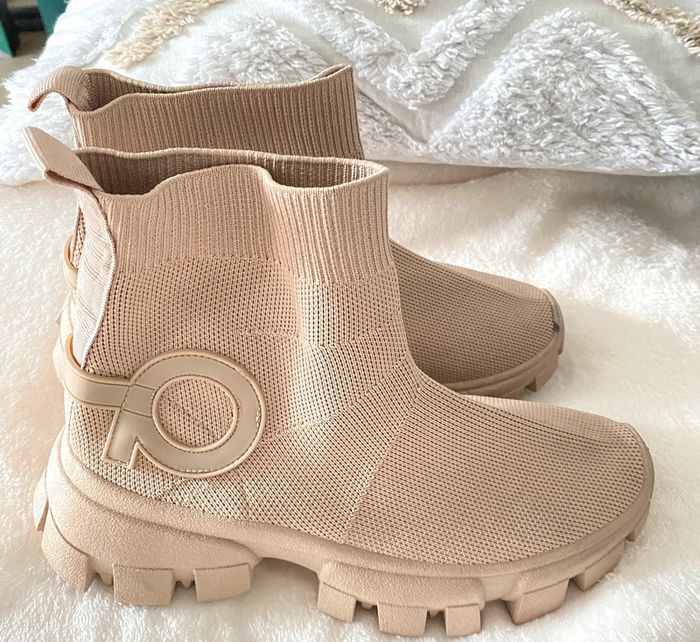 Bottines  Chaussettes Beige Pointure 36 - photo numéro 7