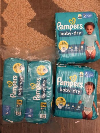 Couche Pampers bb dry taille 5