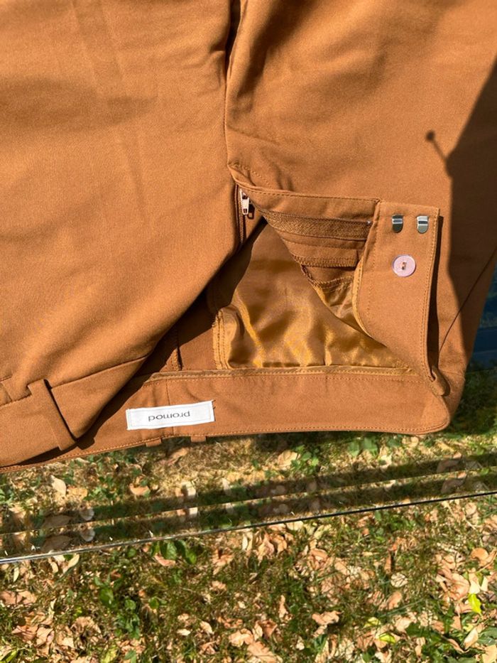 Pantalon carotte/costume camel - photo numéro 3