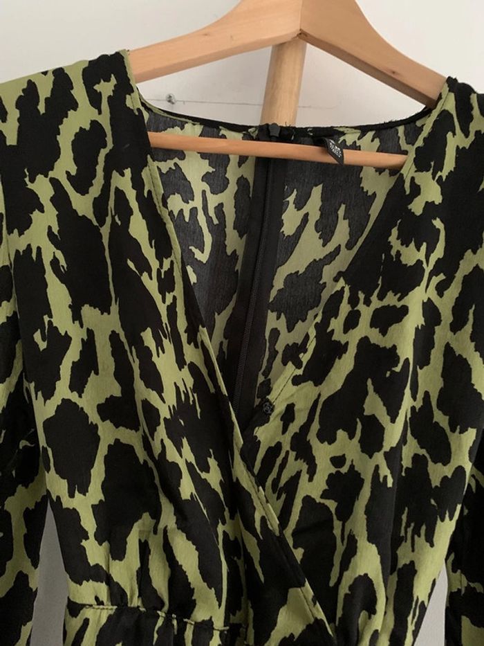 robe casual amisu vert taille 38 - photo numéro 5