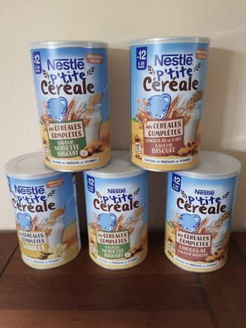 Lot de 5 boîtes Nestlé