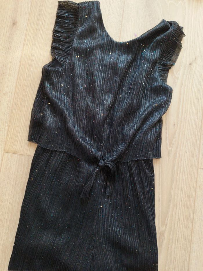 Combishort fille noir à paillettes 4 ans - photo numéro 2