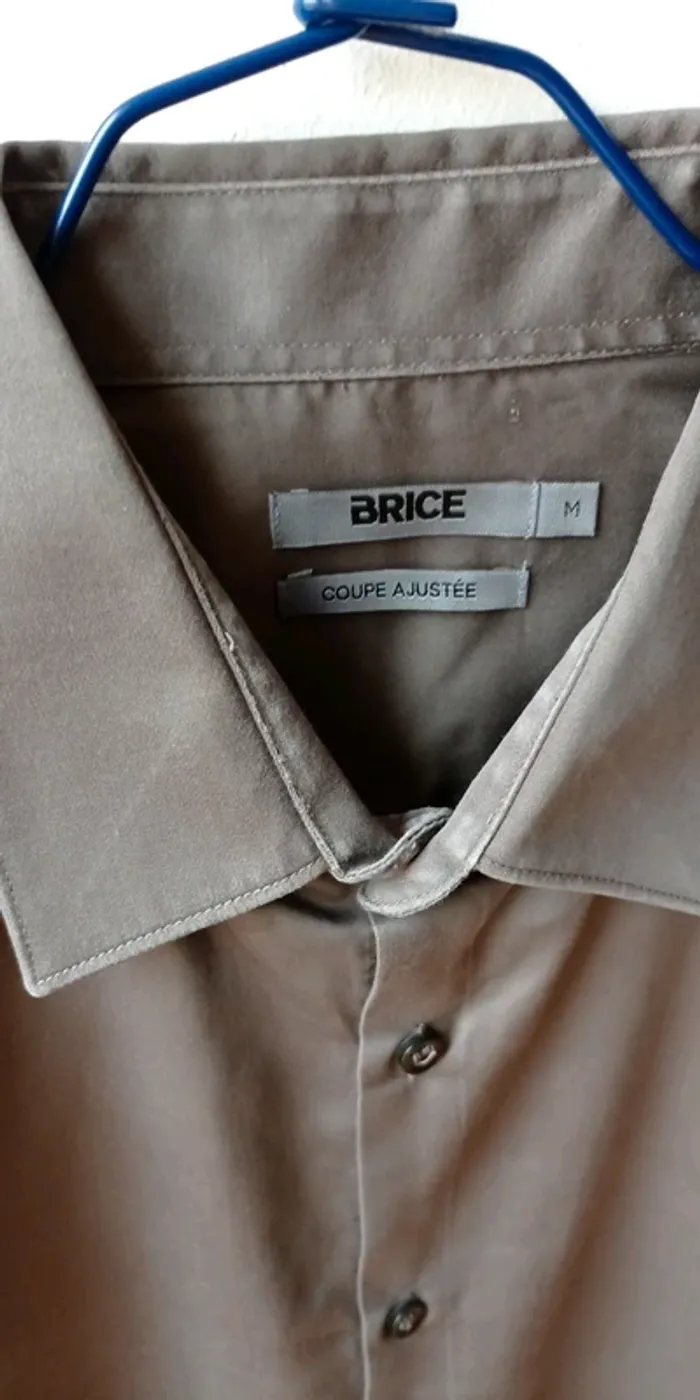 Chemise taupe ML Brice taille M - photo numéro 2