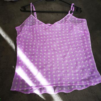 Haut nuisette transparent