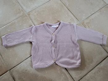 Gilet chaud fleur 18-24 mois Zara