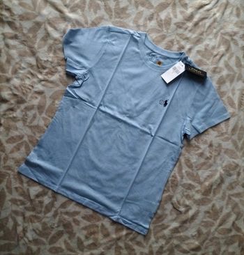 T-shirt femme ralph lauren bleu clair 100% coton 38€