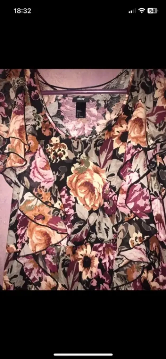 Robe longue fleurie femme - photo numéro 2