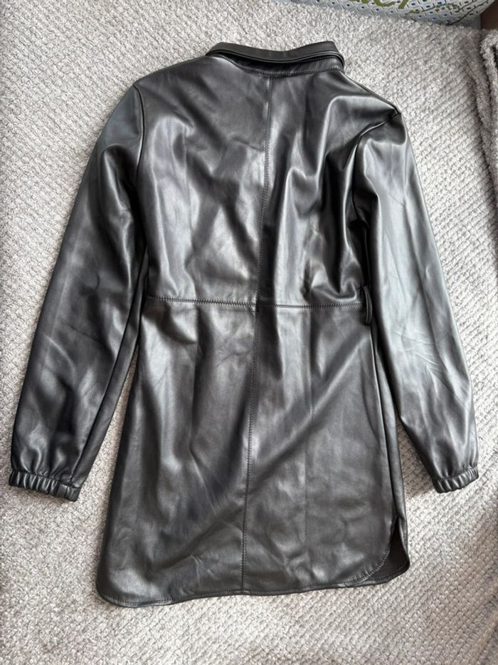 Veste longue similicuir (14 ans ) - photo numéro 2