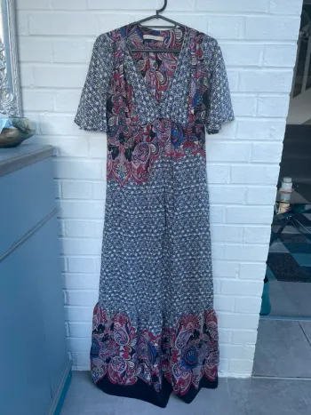 Robe longue Sandro soie