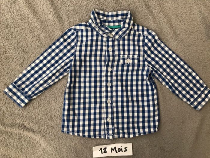 Chemise à carreaux