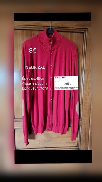 Cardigan/gilet long NEUF pour femme taille 2XL 