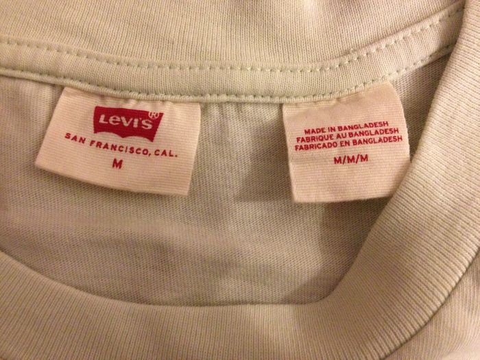 T shirt à enfiler ✧ vert pale ✧ manches courtes ✧ look masculin ✧ taille 38 ✧ levi's - photo numéro 9