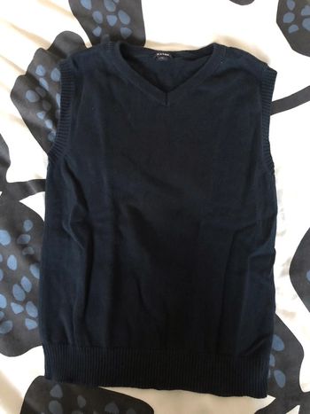 Pull sans manches / sur chemise kiabi 8 ans