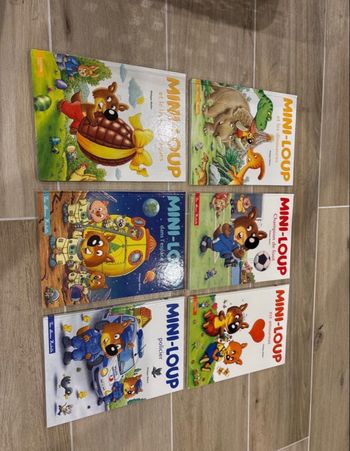 6 Livres mini loup