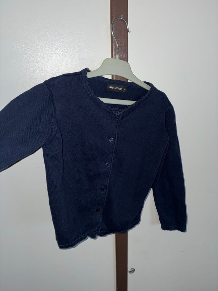 Gilet bleu marine fille , Taille 6 ans , In extenso - photo numéro 2