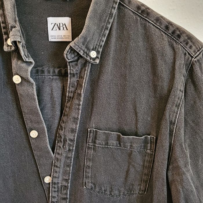 Chemise en jean noir - photo numéro 3