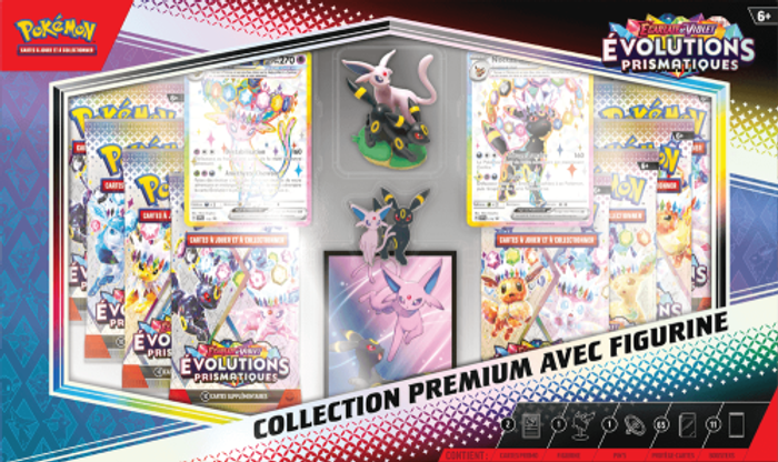 Coffret Collection Premium Figurine Évolutions Prismatiques EV8.5 FR