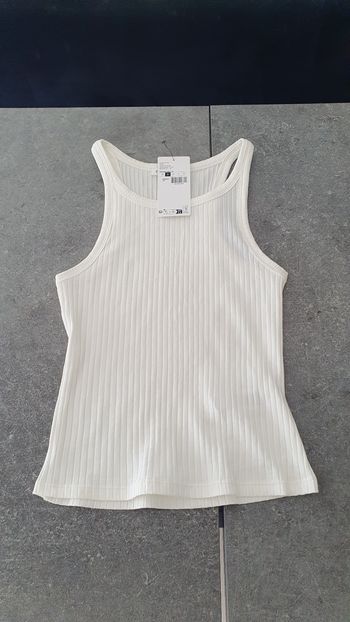 Débardeur blanc neuf en S